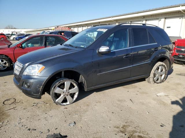 4JGBB8GB4AA596018 - 2010 MERCEDES-BENZ ML 350 4MATIC GRAY photo 1