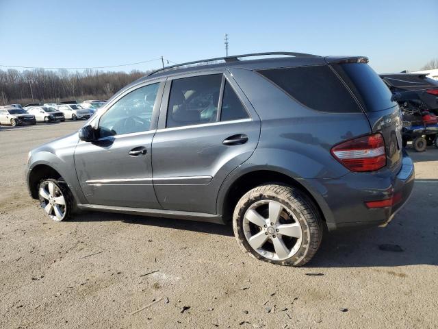 4JGBB8GB4AA596018 - 2010 MERCEDES-BENZ ML 350 4MATIC GRAY photo 2