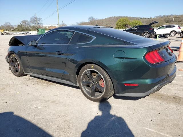 1FA6P8K06K5500290 - 2019 FORD MUSTANG BULLITT GREEN photo 2