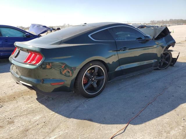 1FA6P8K06K5500290 - 2019 FORD MUSTANG BULLITT GREEN photo 3