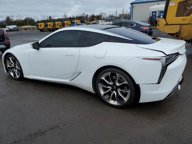 JTHHP5AY4JA001288 - 2018 LEXUS LC 500 WHITE photo 2