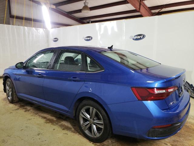 3VWEM7BUXRM003773 - 2024 VOLKSWAGEN JETTA SE BLUE photo 2