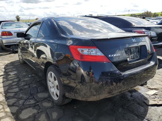 2HGFG12689H537674 - 2009 HONDA CIVIC LX BLACK photo 2