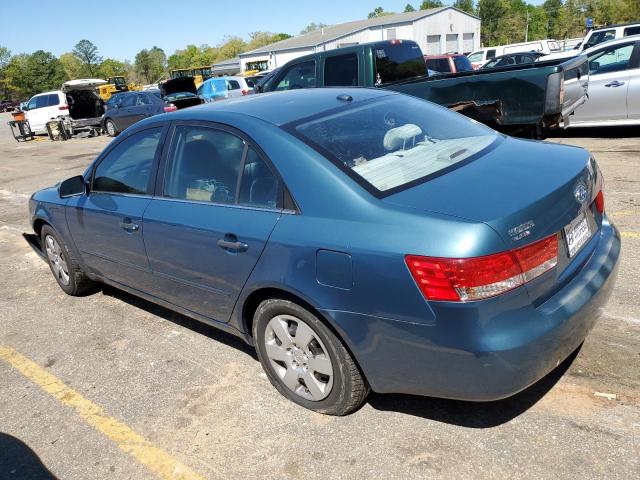 5NPET46C67H250393 - 2007 HYUNDAI SONATA GLS BLUE photo 2