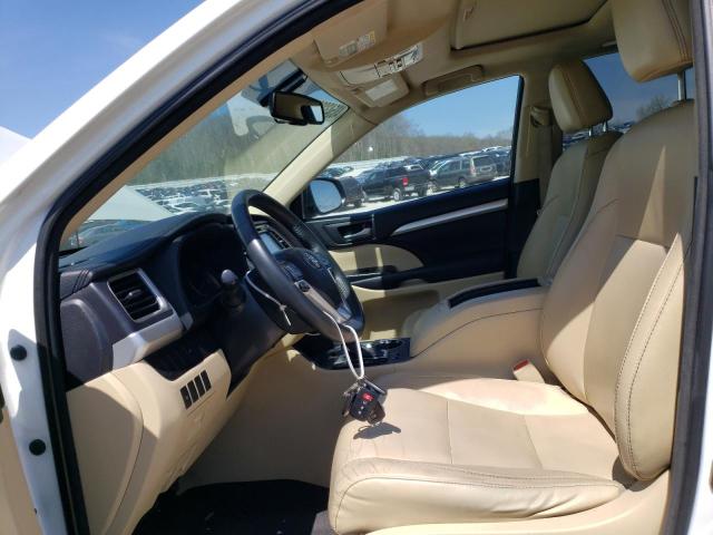 5TDJKRFH4GS328349 - 2016 TOYOTA HIGHLANDER XLE Սպիտակ լուսանկար 7