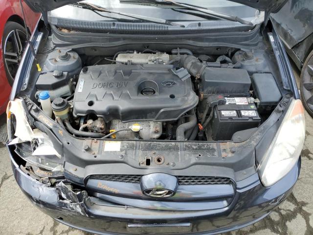 KMHCM36C98U072366 - 2008 HYUNDAI ACCENT GS GRAY photo 11