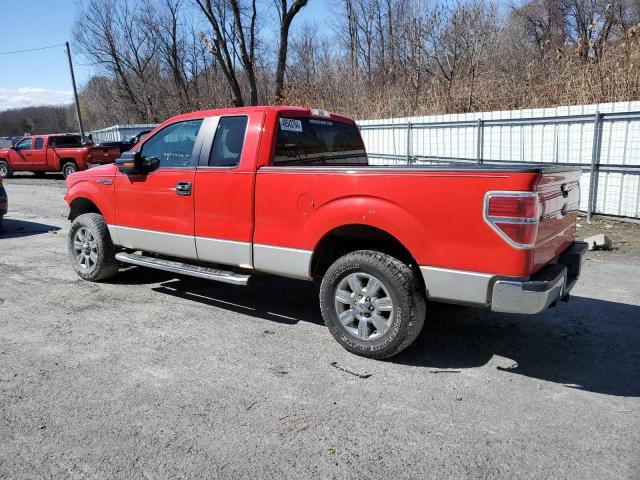 1FTEX1EM8CFB90408 - 2012 FORD F150 SUPER CAB RED photo 2