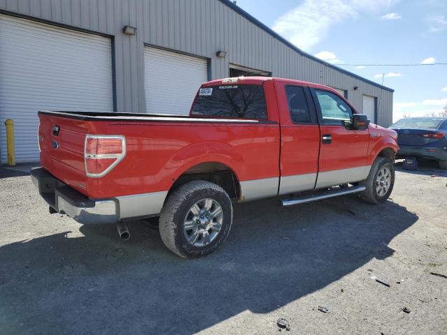 1FTEX1EM8CFB90408 - 2012 FORD F150 SUPER CAB RED photo 3