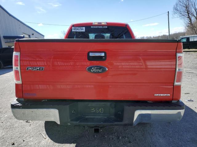 1FTEX1EM8CFB90408 - 2012 FORD F150 SUPER CAB RED photo 6