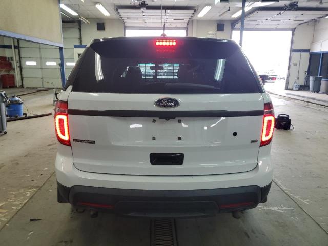 1FM5K8AR9EGC49984 - 2014 FORD EXPLORER POLICE INTERCEPTOR WHITE photo 6