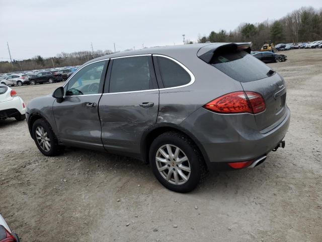 WP1AA2A20DLA00824 - 2013 PORSCHE CAYENNE GRAY photo 2