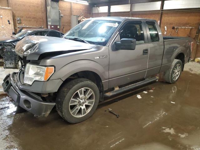 1FTFX1EF0EKF17450 - 2014 FORD F150 SUPER CAB GRAY photo 1