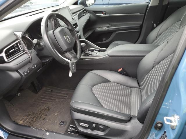 4T1S11AK7PU134191 - 2023 TOYOTA CAMRY SE NIGHT SHADE BLUE photo 7