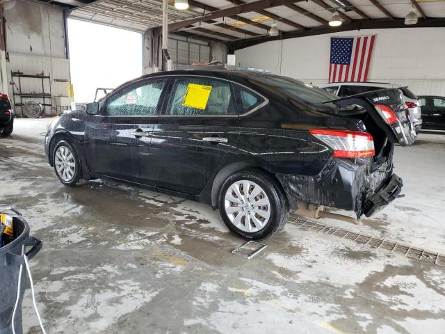 1N4AB7APXDN907145 - 2013 NISSAN SENTRA S BLACK photo 2