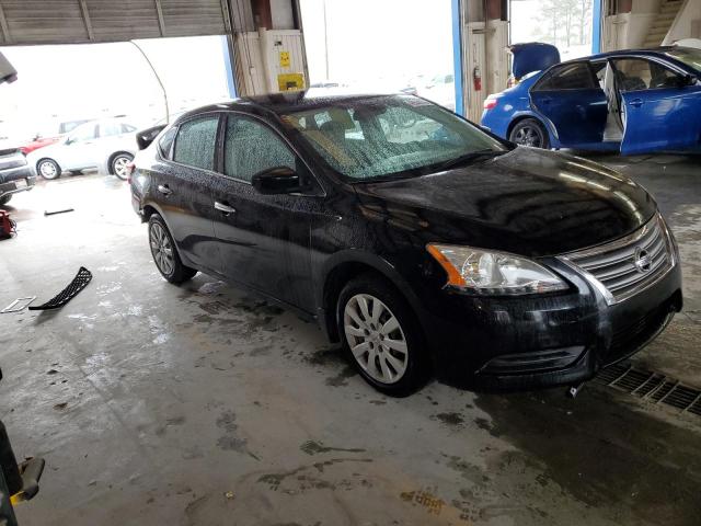 1N4AB7APXDN907145 - 2013 NISSAN SENTRA S BLACK photo 4