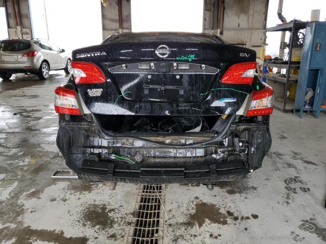 1N4AB7APXDN907145 - 2013 NISSAN SENTRA S BLACK photo 6