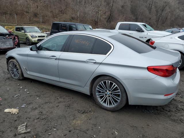 WBAJA7C51KG912824 - 2019 BMW 530 XI SILVER photo 2