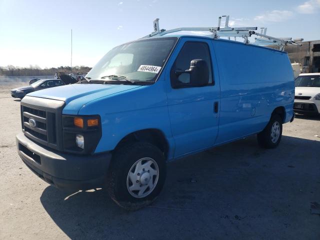 1FTSE34L98DB14258 - 2008 FORD ECONOLINE E350 SUPER DUTY VAN BLUE photo 1