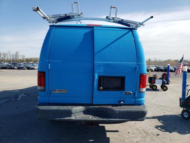 1FTSE34L98DB14258 - 2008 FORD ECONOLINE E350 SUPER DUTY VAN BLUE photo 6