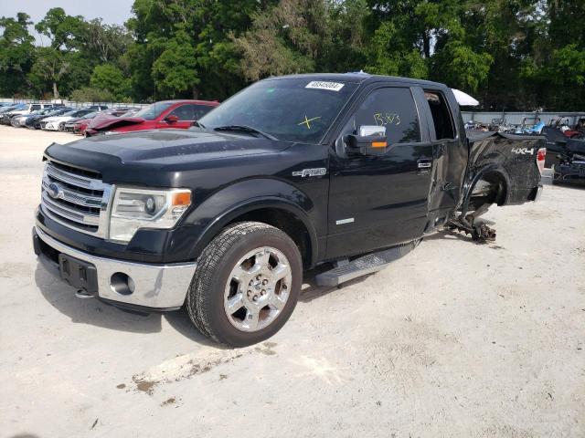 1FTFX1ET2DFD47234 - 2013 FORD F150 SUPER CAB BLACK photo 1