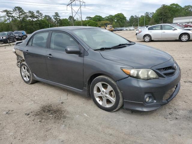 2T1BU4EE3BC590390 - 2011 TOYOTA COROLLA BASE GRAY photo 4