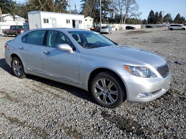 JTHDL46FX95000338 - 2009 LEXUS LS 460L SILVER photo 4