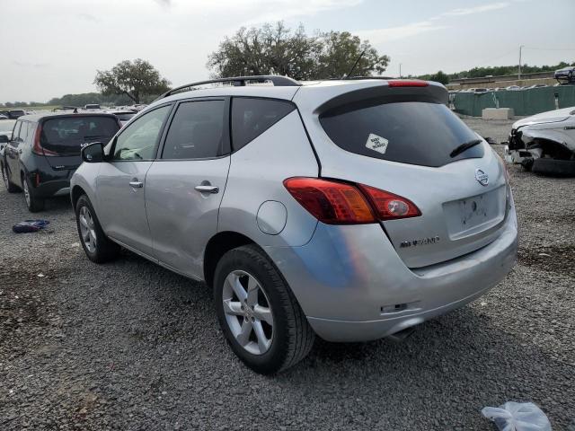 JN8AZ18U49W011377 - 2009 NISSAN MURANO S SILVER photo 2