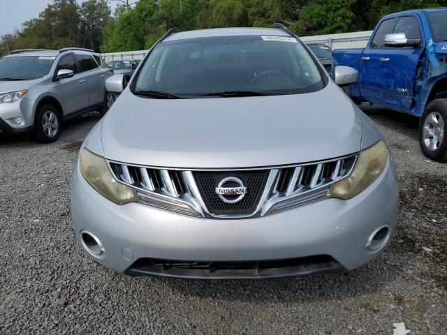 JN8AZ18U49W011377 - 2009 NISSAN MURANO S SILVER photo 5