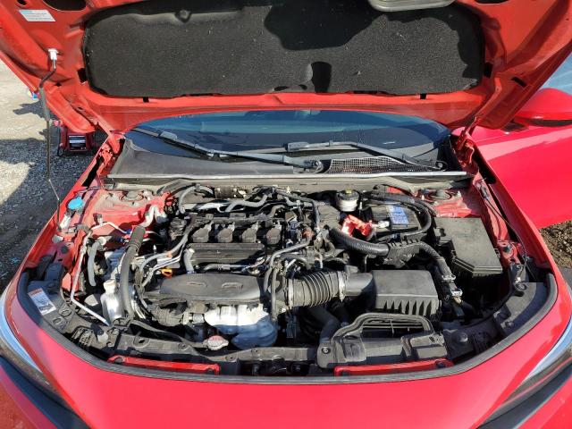 2HGFE1F71NH303900 - 2022 HONDA CIVIC EX RED photo 11