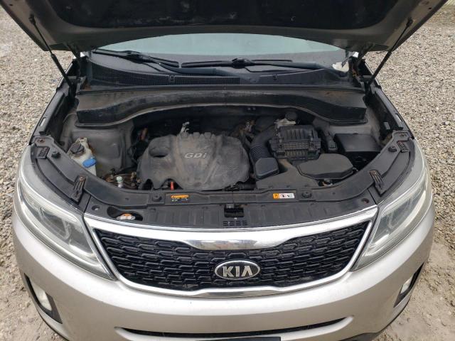 5XYKTCA67FG652914 - 2015 KIA SORENTO LX SILVER photo 12