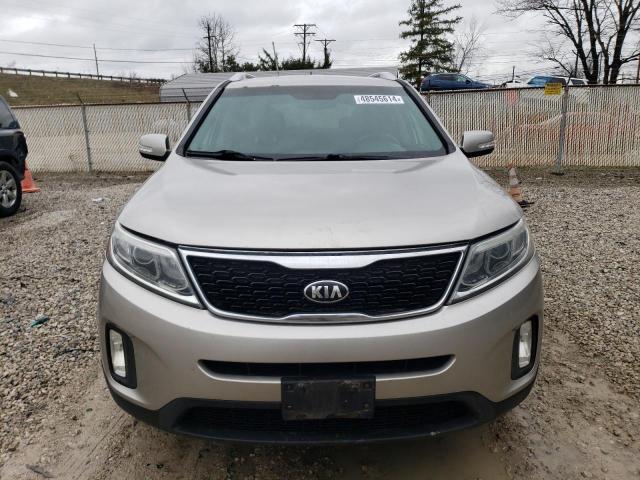 5XYKTCA67FG652914 - 2015 KIA SORENTO LX SILVER photo 5