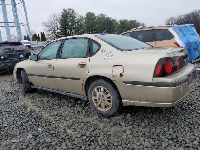 2G1WF52E749428117 - 2004 CHEVROLET IMPALA TAN photo 2