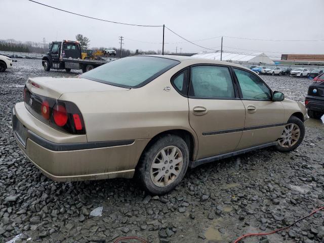 2G1WF52E749428117 - 2004 CHEVROLET IMPALA TAN photo 3