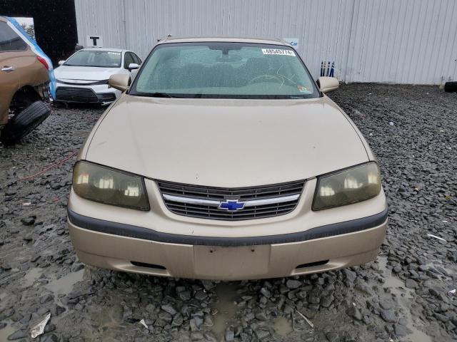 2G1WF52E749428117 - 2004 CHEVROLET IMPALA TAN photo 5