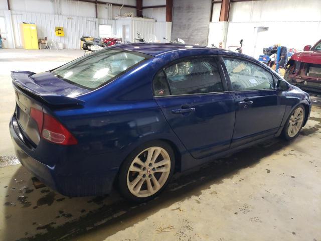 2HGFA55547H715444 - 2007 HONDA CIVIC SI BLUE photo 3