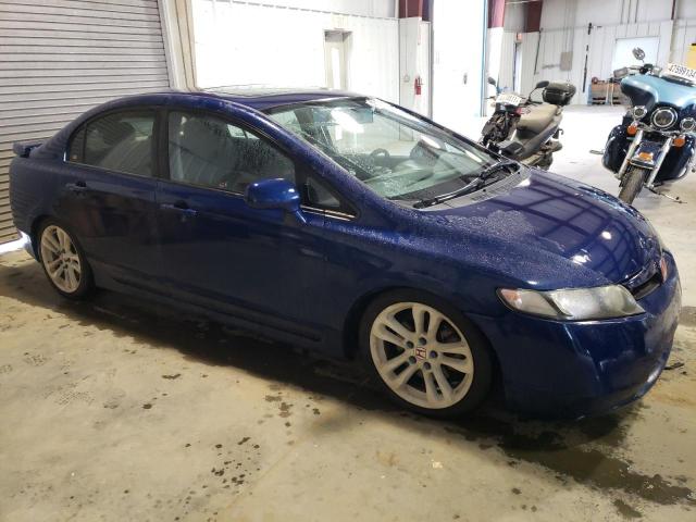 2HGFA55547H715444 - 2007 HONDA CIVIC SI BLUE photo 4