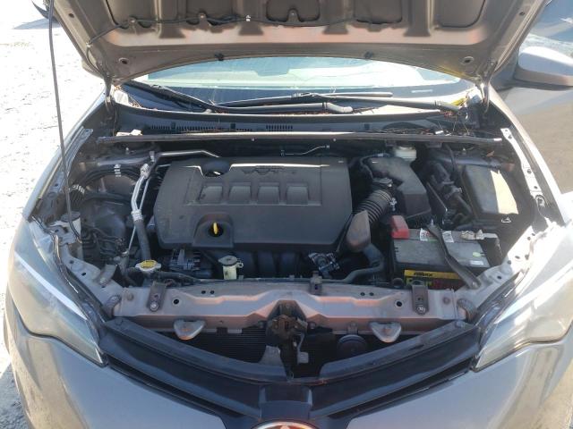 5YFBURHEXHP672702 - 2017 TOYOTA COROLLA L GRAY photo 11