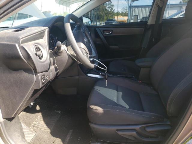 5YFBURHEXHP672702 - 2017 TOYOTA COROLLA L GRAY photo 7