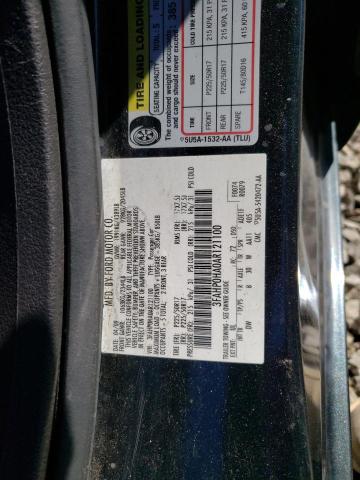 3FAHP0HA0AR121100 - 2010 FORD FUSION SE GRAY photo 11