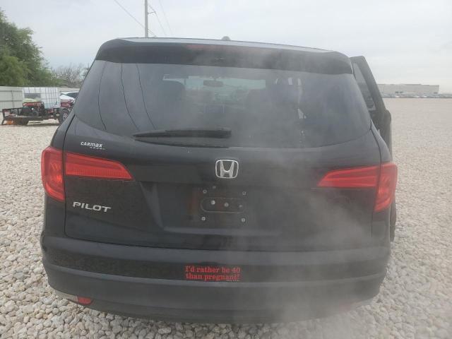 5FNYF5H58GB050929 - 2016 HONDA PILOT EXL BLACK photo 6