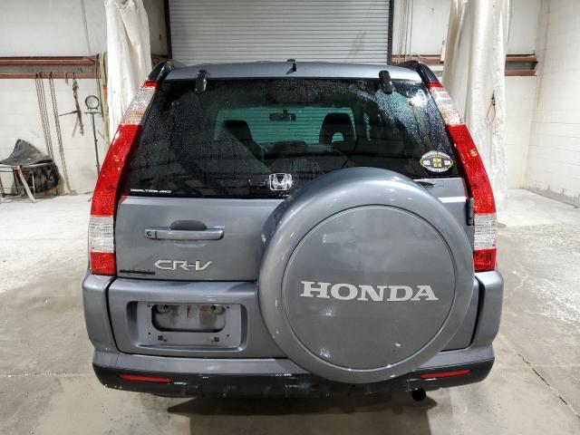 SHSRD78956U428561 - 2006 HONDA CR-V SE GRAY photo 6