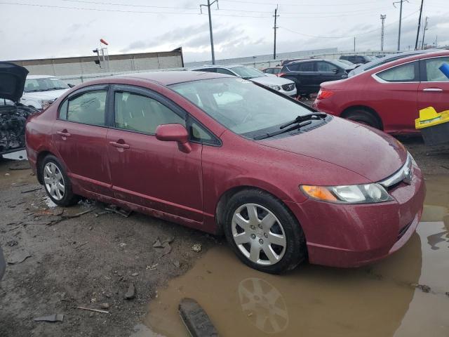 1HGFA16566L146864 - 2006 HONDA CIVIC LX MAROON photo 4