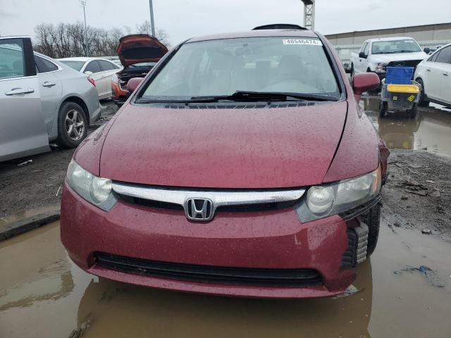 1HGFA16566L146864 - 2006 HONDA CIVIC LX MAROON photo 5