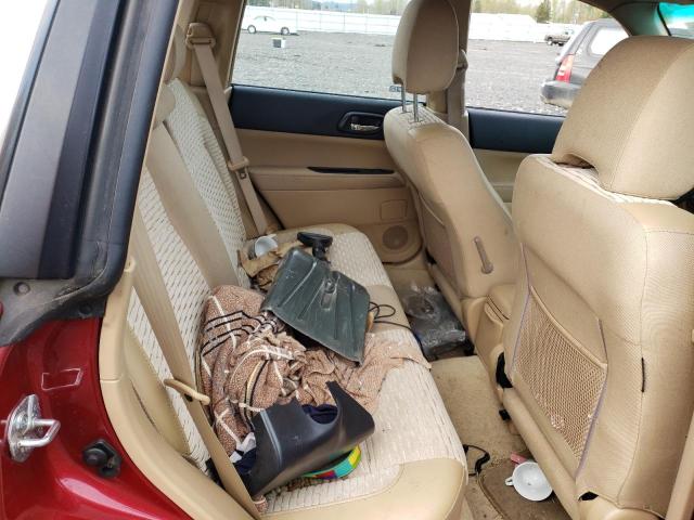 JF1SG65644H711248 - 2004 SUBARU FORESTER 2.5XS Красный фото 10