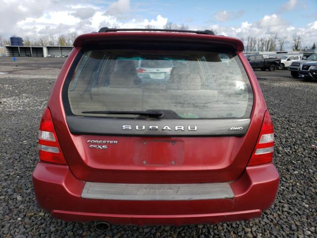JF1SG65644H711248 - 2004 SUBARU FORESTER 2.5XS Красный фото 6