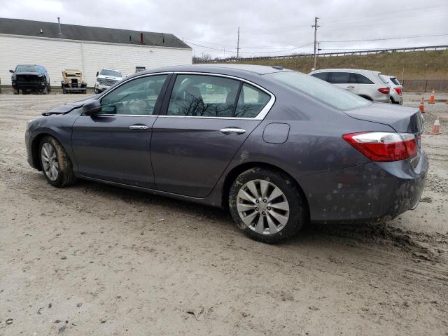 1HGCR2F83FA023708 - 2015 HONDA ACCORD EXL GRAY photo 2