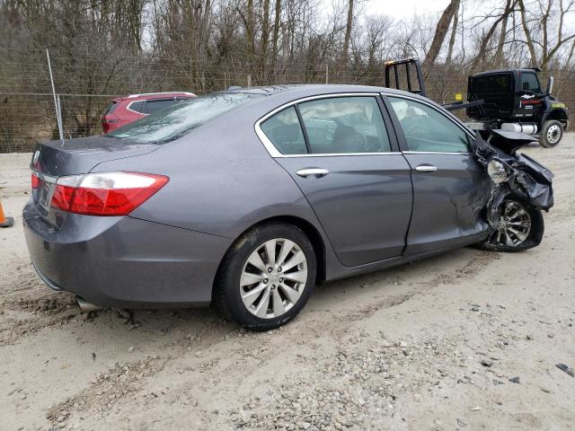 1HGCR2F83FA023708 - 2015 HONDA ACCORD EXL GRAY photo 3