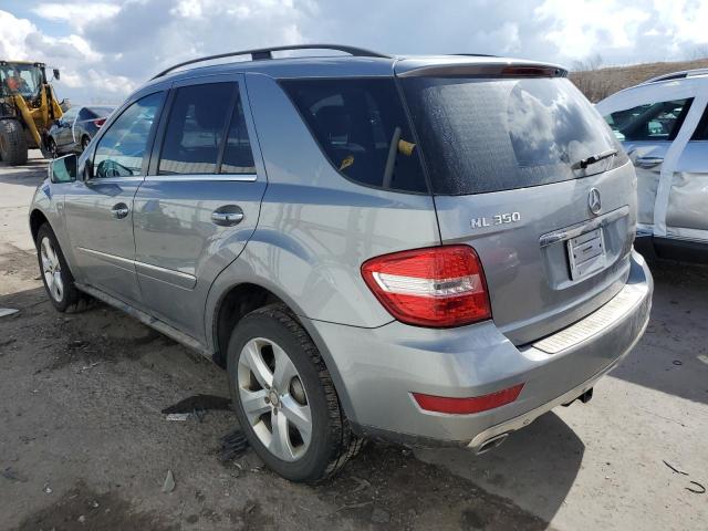 4JGBB2FB3BA737113 - 2011 MERCEDES-BENZ ML 350 BLUETEC SILVER photo 2