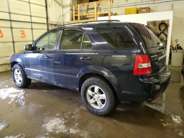 KNDJC735685828404 - 2008 KIA SORENTO EX BLUE photo 2