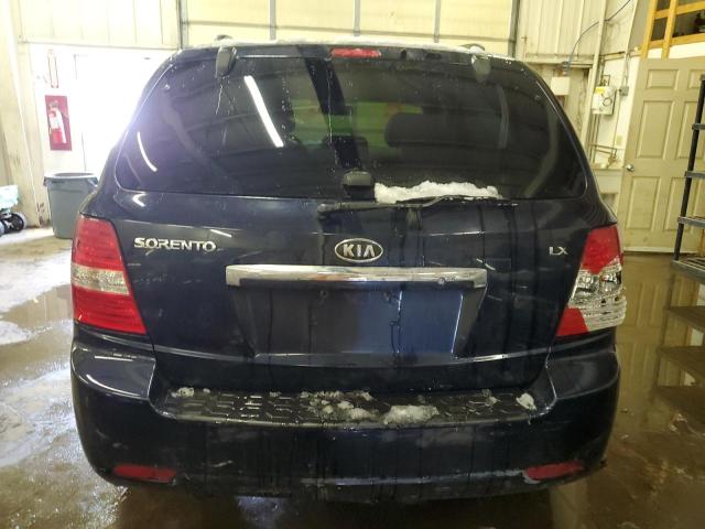 KNDJC735685828404 - 2008 KIA SORENTO EX BLUE photo 6